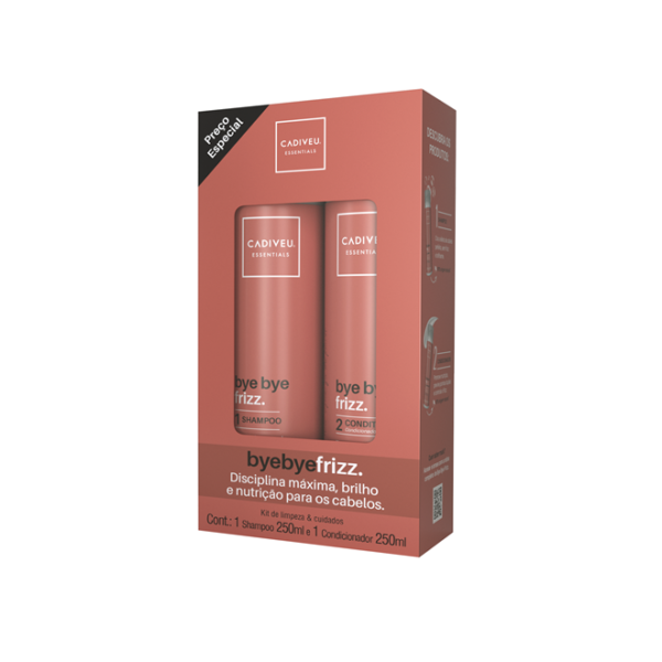 Cadiveu Bye Bye Frizz Kit - Shampoo & Conditioner